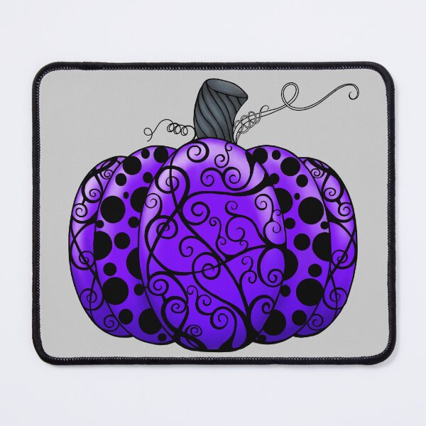 Item preview, Copy of Scroll & Dots Pumpkin in Purple designed and sold by lezell.