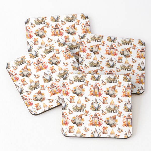 Item preview, Lovely Gnome Centric Fall Repeat Pattern Design designed and sold by MimsTees.
