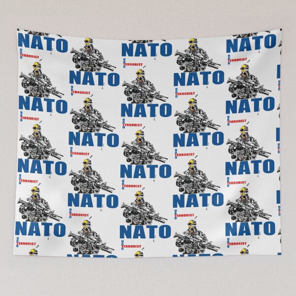 Aperçu de l'œuvre NATO North Atlantic Terrorist Organization NATO EU Warmongers créée et vendue par hitte-unnell.