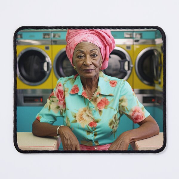 Item preview, Portrait at the launderette designed and sold by JeNoStudio.