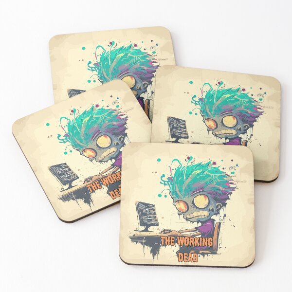 Item preview, The Working Dead - Funny zombie worker designed and sold by TomFrontierArt.