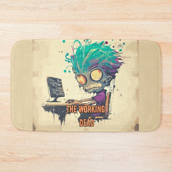 Item preview, The Working Dead - Funny zombie worker designed and sold by TomFrontierArt.
