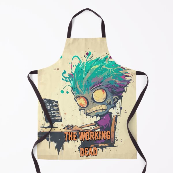 Item preview, The Working Dead - Funny zombie worker designed and sold by TomFrontierArt.