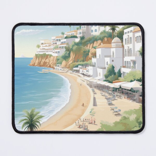 Item preview, A Vintage Travel Illustration of Albufeira - Portugal  designed and sold by GoodOldVintage.