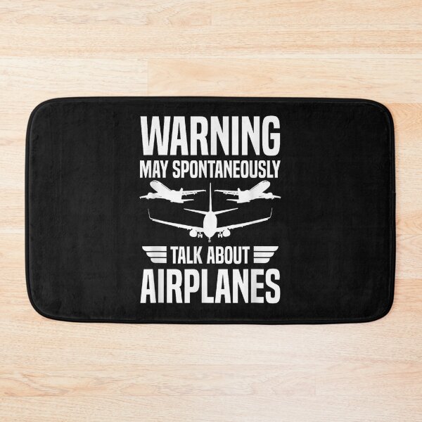 Item preview, Warning May Spontaneously Talk About Airplanes Piloting  designed and sold by JacquelynRiley.