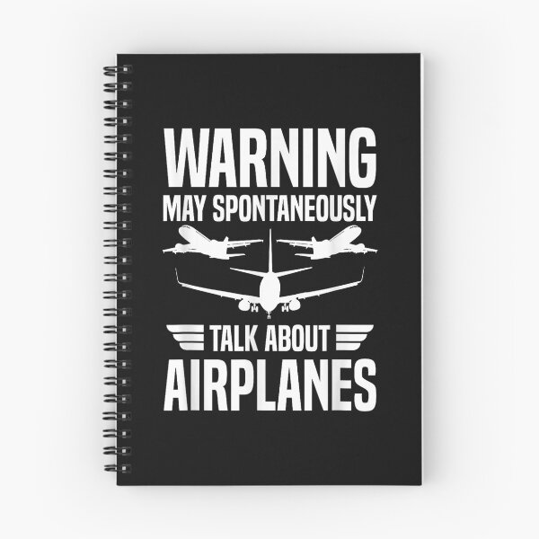Item preview, Warning May Spontaneously Talk About Airplanes Piloting  designed and sold by JacquelynRiley.