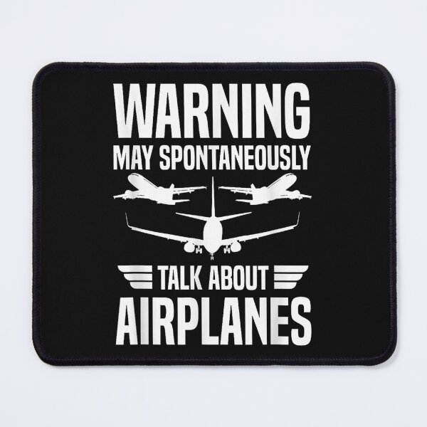 Item preview, Warning May Spontaneously Talk About Airplanes Piloting designed and sold by JacquelynRiley.