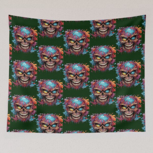 Item preview, Ghoul-Themed Halloween Print. designed and sold by berneiceschowal.