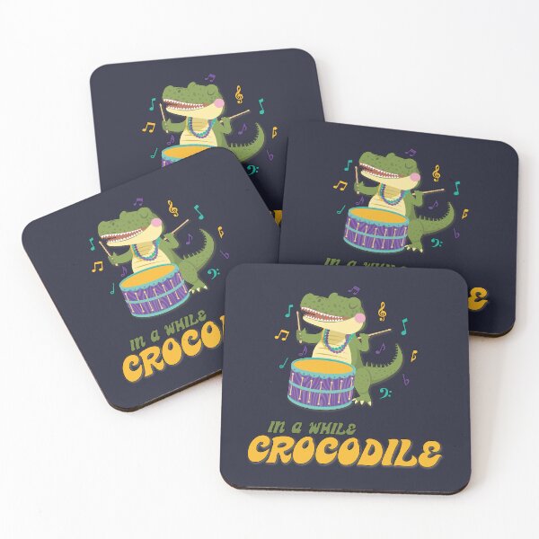 Item preview, In A While Crocodile designed and sold by StoneBluePlanet.