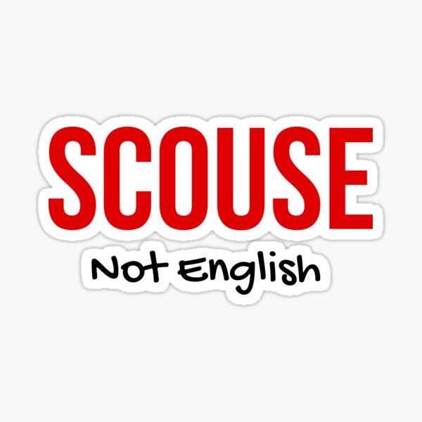 Item preview, Scouse Not English  designed and sold by SamLeeArtPrints.