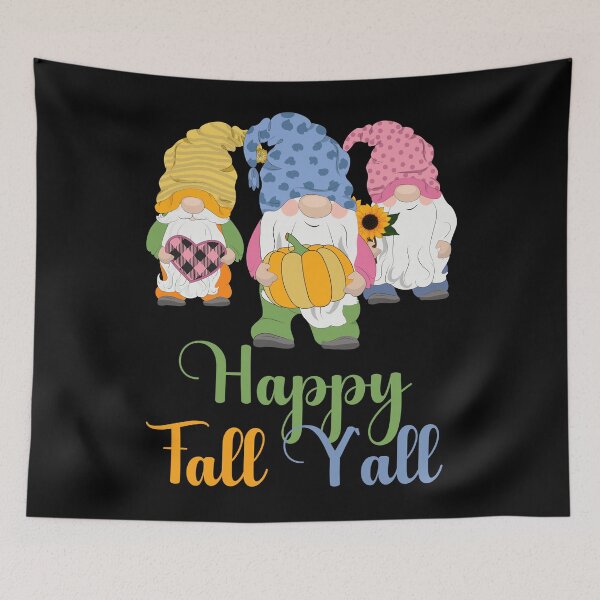 Item preview, Happy Fall Yall Gnomes designed and sold by ArtisShops.