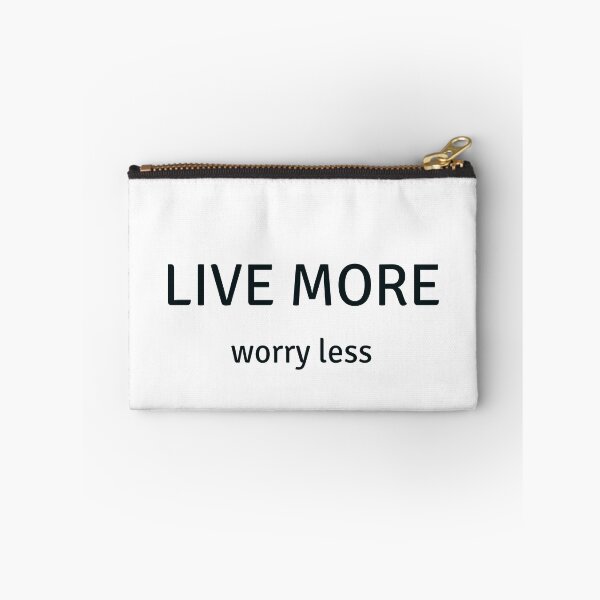 Item preview, Live More Worry Less - Inspiration and Motivational Quote designed and sold by Inspirationmotivation.