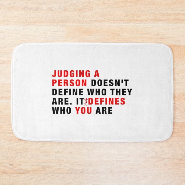 Item preview, Amazing design Judging a person defines you designed and sold by Xmepr.