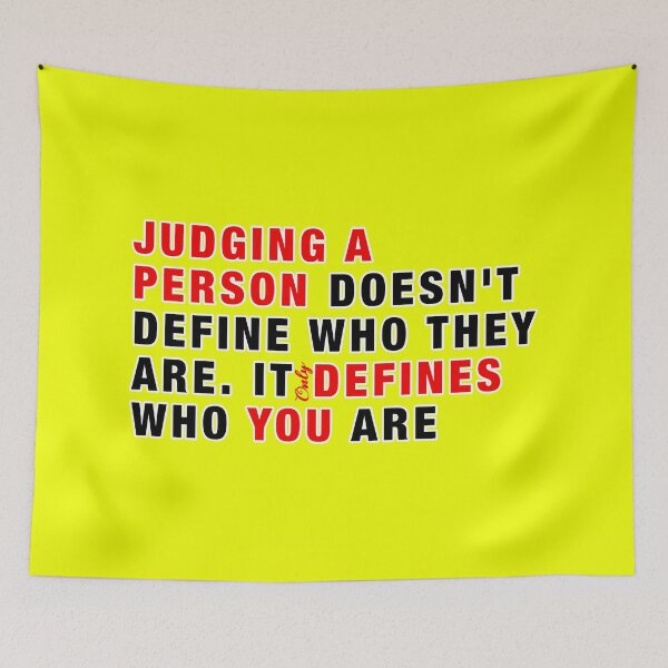 Item preview, Amazing design Judging a person defines you designed and sold by Xmepr.
