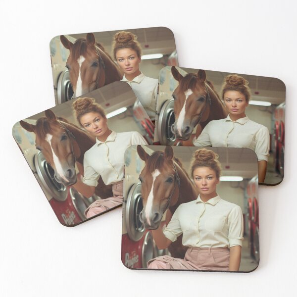 Item preview, Portrait at the laundrette designed and sold by JeNoStudio.