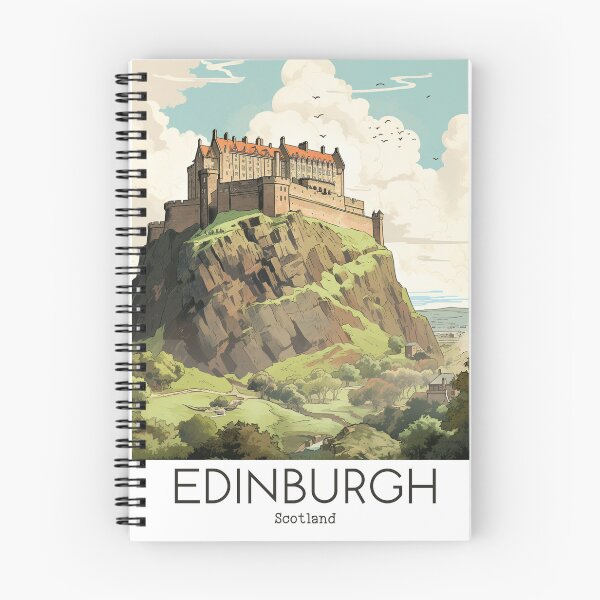 Item preview, A Vintage Travel Illustration of Edinburgh - Scotland  designed and sold by GoodOldVintage.