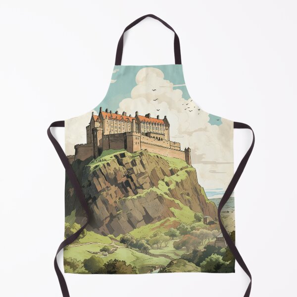 Item preview, A Vintage Travel Illustration of Edinburgh - Scotland designed and sold by GoodOldVintage.
