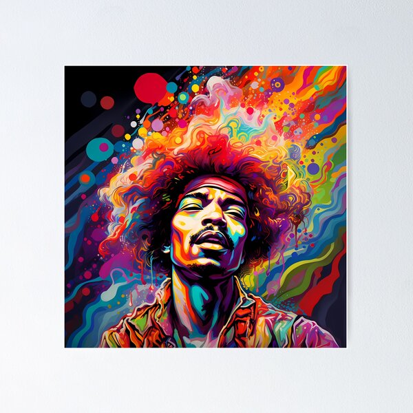 Artikel-Vorschau von Jimmy Hendrix, designt und verkauft von DoodleBurger.