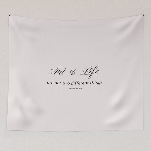 Item preview, art & life are not two different things - mendelssohn - pink  designed and sold by Athenasgirl.