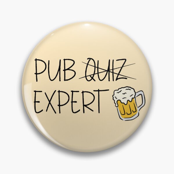 Item preview, Pub Quiz Expert designed and sold by SamLeeArtPrints.