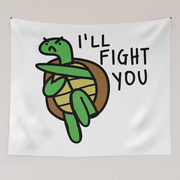 Item preview, Fighting turtle designed and sold by HummingGhost.