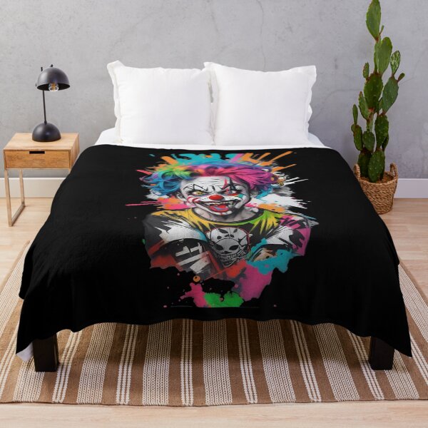 Item preview, Creepy / Insane Killer Clown - Graffiti Splash Style designed and sold by Seneku-Design.