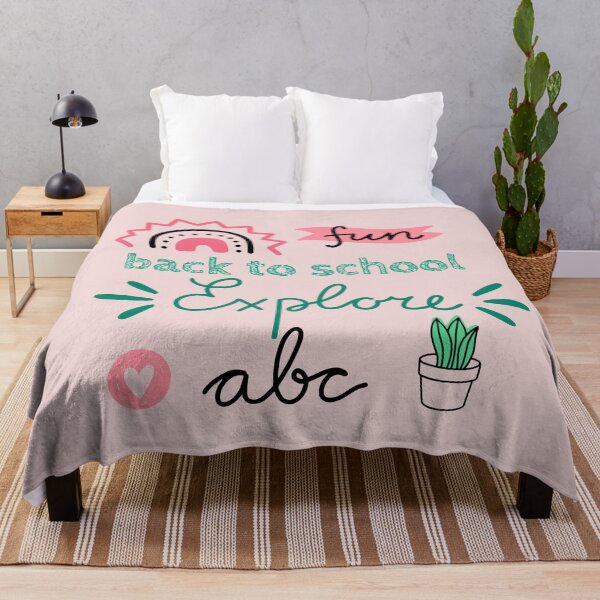 Item preview, ABC Back to school explore  abc With school supplies and aloe vera plant designed and sold by Ndli.