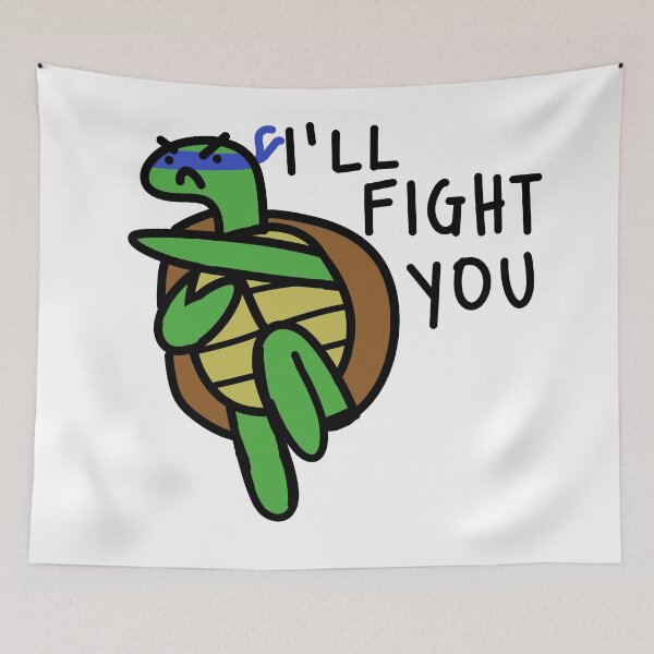Item preview, Fighting turtle Leonardo designed and sold by HummingGhost.