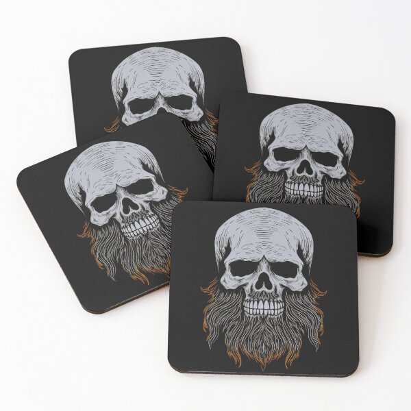 Item preview, Skull with Beard designed and sold by Merchgard.