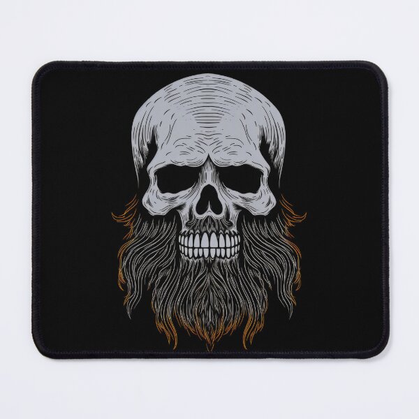 Item preview, Skull with Beard designed and sold by Merchgard.