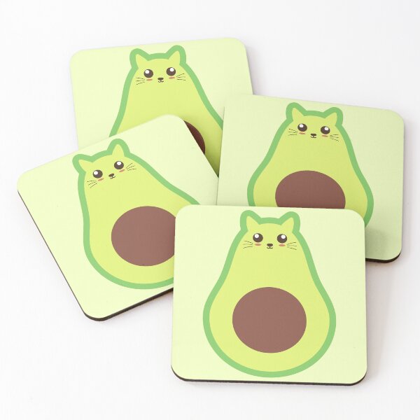 Artikelvorschau, süße Avocado | Avocadofrucht | süße Katze entworfen und verkauft von heksaputra.