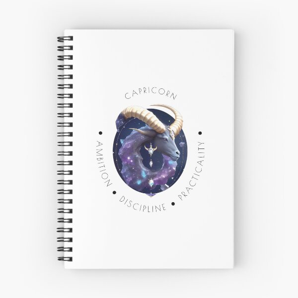 Item preview, Capricorn (White): Sea-goat. Ambition, Discipline, Practicality designed and sold by WEAREAI.
