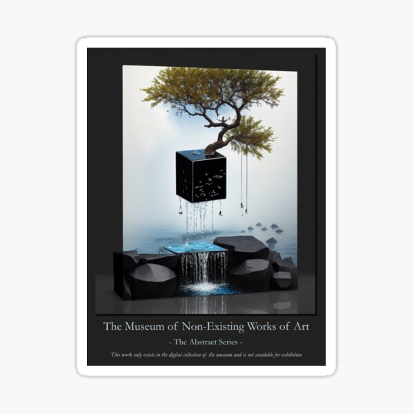 water from the cube-tree Sticker