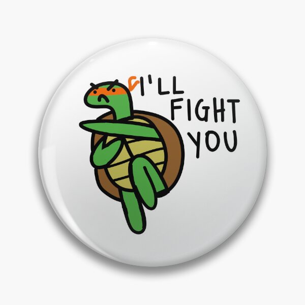 Item preview, Fighting turtle Michelangelo designed and sold by HummingGhost.