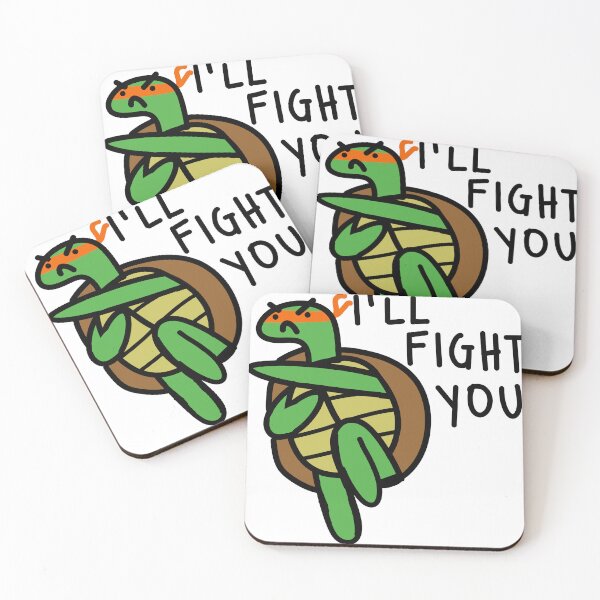Item preview, Fighting turtle Michelangelo designed and sold by HummingGhost.