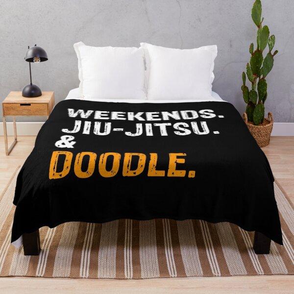 Item preview, Weekends Jiu-Jitsu and Doodle BJJ Gift designed and sold by Guarddogdrive.