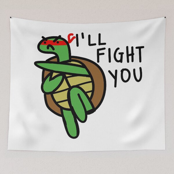 Item preview, Fighting turtle Raphael designed and sold by HummingGhost.