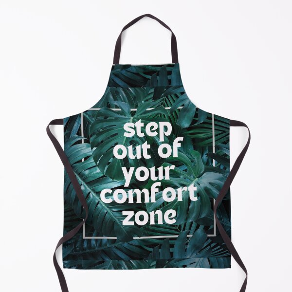 Item preview, Step Out Of Your Comfort Zone Aesthetic Tropical Typography Design designed and sold by annylands.