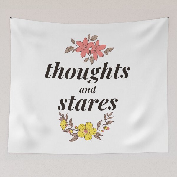 Item preview, Thoughts and stares vintage art designed and sold by BALQYS.