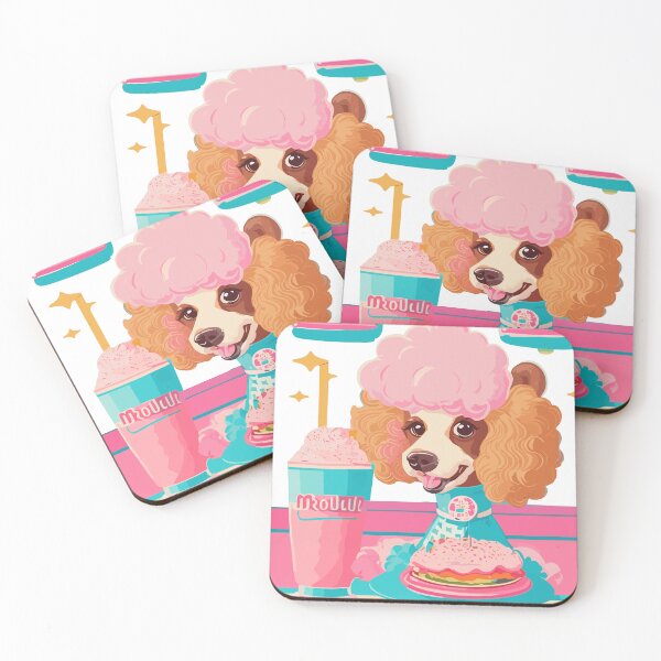 Item preview, Poodle Retro Diner designed and sold by purrfect pattern.