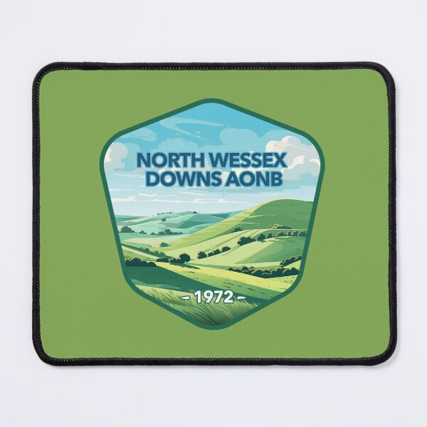 Item preview, North Wessex Downs Area of Outstanding Natural Beauty (AONB) United Kingdom - Sticker Series Digital Art | WanderUpNorthCo. designed and sold by WanderUpNorth.