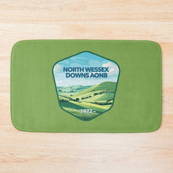 Item preview, North Wessex Downs Area of Outstanding Natural Beauty (AONB) United Kingdom - Sticker Series Digital Art | WanderUpNorthCo. designed and sold by WanderUpNorth.