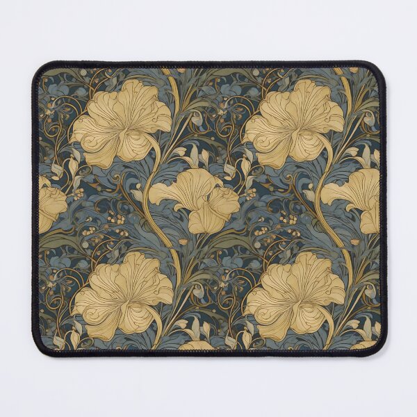 Item preview, Art nouveau floral pattern  designed and sold by patterncrow.