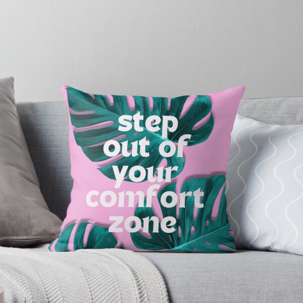 Item preview, Step Out Of Your Comfort Zone Aesthetic Tropical Typography Design II designed and sold by annylands.
