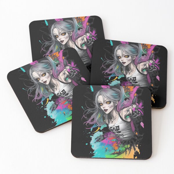 Item preview, Vamp Girl / Vampire - Graffiti Splash Style designed and sold by Seneku-Design.
