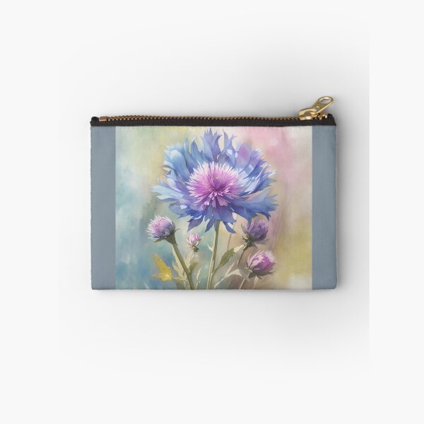 Item preview, Blue and purple Hurtsickle ,Centaurea cyanus designed and sold by Rahma-yehia23.