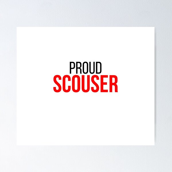 Item preview, Proud Scouser designed and sold by SamLeeArtPrints.