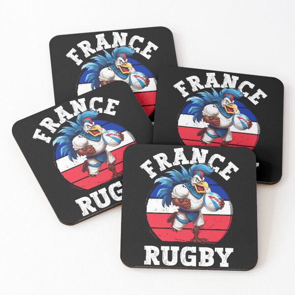 Item preview, Rugby France 2023 Rooster Rugby Ball Player Fan designed and sold by BullDesignsShop.