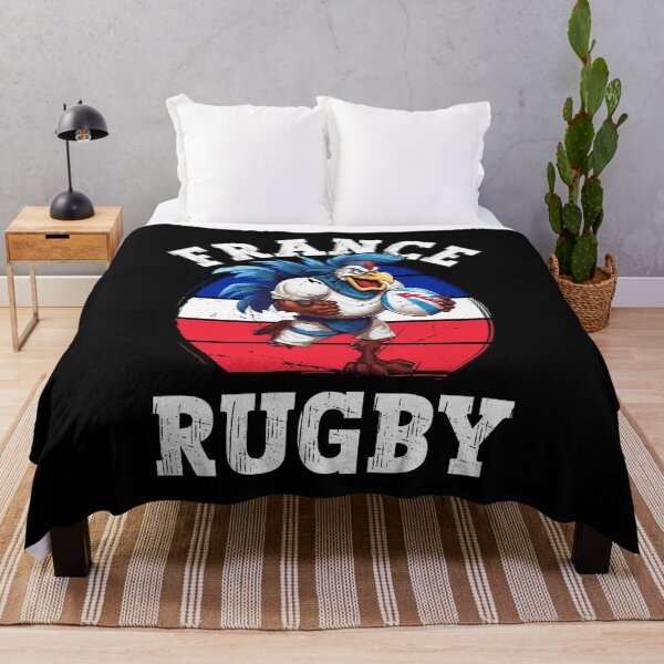 Item preview, Rugby France 2023 Rooster Rugby Ball Player Fan designed and sold by BullDesignsShop.