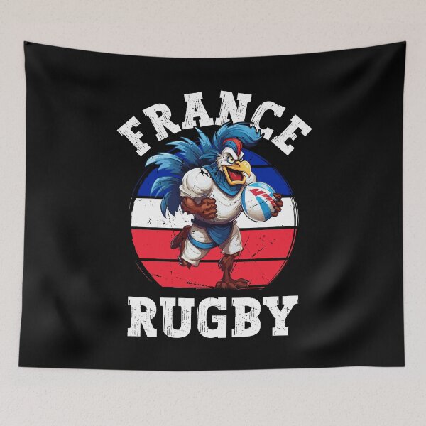 Item preview, Rugby France 2023 Rooster Rugby Ball Player Fan designed and sold by BullDesignsShop.